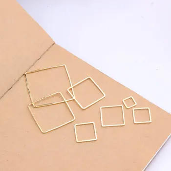 10pc/lot Copper Gold Color Square Pendant for DIY Earrings Making Earring Connector Findings Jewelry Accessories
10pc/lot Copper Gold Color Square Pendant for DIY Earrings Making Earring Connector Findings Jewelry Accessories