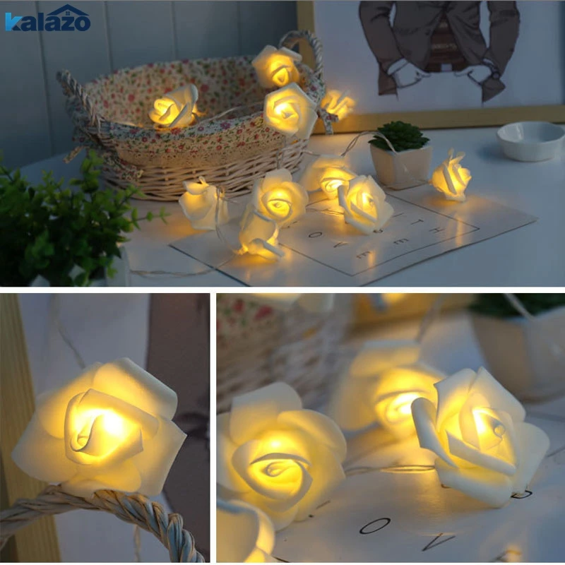 HOT SALE Battery Operated LED Rose Flower Christmas Holiday String Lights For Valentine Wedding Decoration 10/20 LED Lamp
HOT SALE Battery Operated LED Rose Flower Christmas Holiday String Lights For Valentine Wedding Decoration 10/20 LED Lamp