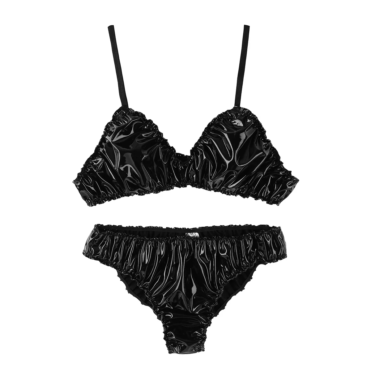 2Pcs Men Sexy Tankini Sets Sissy Bra Top with Bikini Briefs Gay Bralette Panties Wetlook Leather Plus Size Swimwear Beach Wear
2Pcs Men Sexy Tankini Sets Sissy Bra Top with Bikini Briefs Gay Bralette Panties Wetlook Leather Plus Size Swimwear Beach Wear