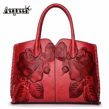 2019 Red Genuine Leather Women Handbags Crossbody Bags For Ladies Totes Ethnic Flower Embossed Messneger Bag Feminine Bolsa
2019 Red Genuine Leather Women Handbags Crossbody Bags For Ladies Totes Ethnic Flower Embossed Messneger Bag Feminine Bolsa