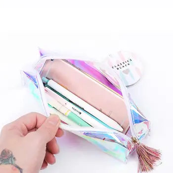 Cool Transparent Pencil Case With Colorful Tassels Zipper For Stationery Storage R20
Cool Transparent Pencil Case With Colorful Tassels Zipper For Stationery Storage R20