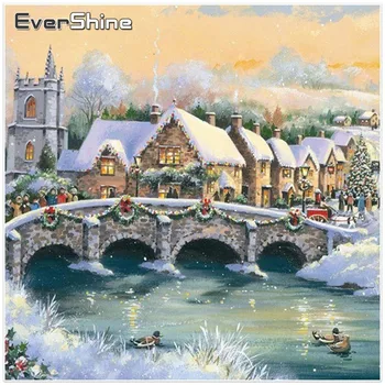 EverShine Scenery Diamond Painting DIY 5D Diamond Embroidery Winter Christmas Pictures Of Rhinestones Mosaic Home Decoration
EverShine Scenery Diamond Painting DIY 5D Diamond Embroidery Winter Christmas Pictures Of Rhinestones Mosaic Home Decoration