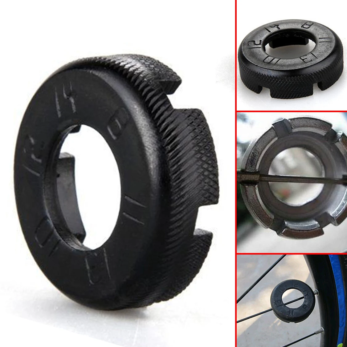 Bicycle Spoke Spanner Bike Cycle Bicycle Wheel Rim Spoke Spanner Wrench Adjuster Repair Tool Accessories Black
Bicycle Spoke Spanner Bike Cycle Bicycle Wheel Rim Spoke Spanner Wrench Adjuster Repair Tool Accessories Black