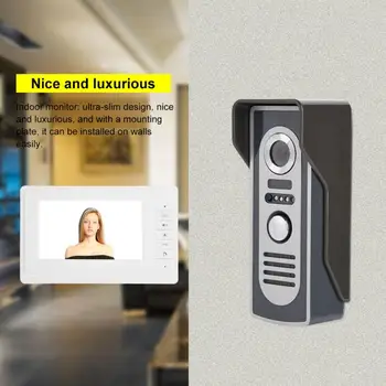 Home Security System Video Door Doorbell Wires Video Intercom Doorbell 7 Wired Door Bell Smart Home Burglar Alarm System
Home Security System Video Door Doorbell Wires Video Intercom Doorbell 7 Wired Door Bell Smart Home Burglar Alarm System