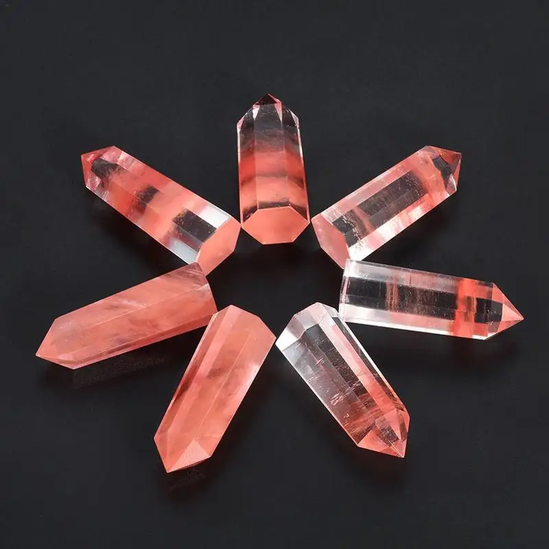 100% Natural Red Fluorite Quartz Crystal Stone Point Healing Hexagonal Quartz Crystal Wand Treatment Stone #BW
100% Natural Red Fluorite Quartz Crystal Stone Point Healing Hexagonal Quartz Crystal Wand Treatment Stone #BW