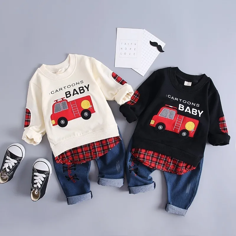 Infant Clothing Sets Baby Girls Boys Cotton Clothes Suits Children Cartoon Car T-Shirt Pants 2Pcs/Set Kids Casual Tracksuits
Infant Clothing Sets Baby Girls Boys Cotton Clothes Suits Children Cartoon Car T-Shirt Pants 2Pcs/Set Kids Casual Tracksuits