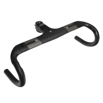 Toseek Full Carbon road bike handlebar integrated bicycle handlebar stem bent bar 400/420/440mm UD matte black
Toseek Full Carbon road bike handlebar integrated bicycle handlebar stem bent bar 400/420/440mm UD matte black