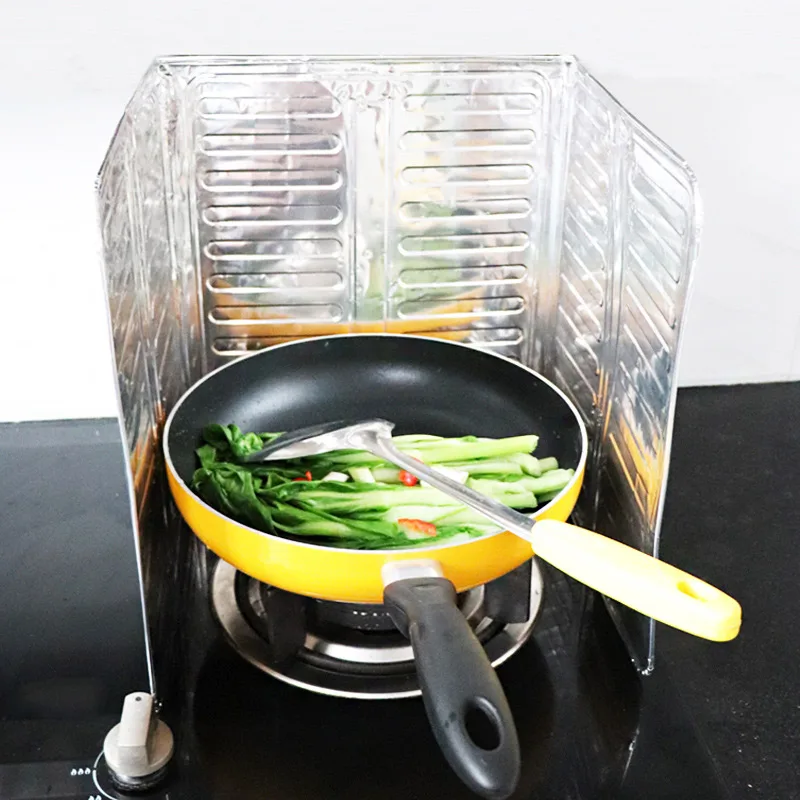 Kitchen Frying Pan Oil Splash Protection Screen Cover Gas Stove Anti Splatter Shield Guard Oil Divider Splash Proof Baffle Tools
Kitchen Frying Pan Oil Splash Protection Screen Cover Gas Stove Anti Splatter Shield Guard Oil Divider Splash Proof Baffle Tools