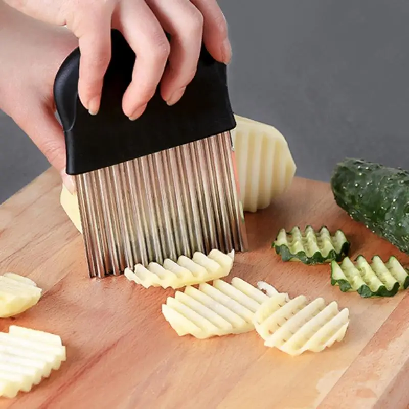 Creative Fruit And Vegetable Cutter Potato Grid Slicer French Fries Cutler Stainless Steel Kitchen Cutter Kitchen Tool Supplies
Creative Fruit And Vegetable Cutter Potato Grid Slicer French Fries Cutler Stainless Steel Kitchen Cutter Kitchen Tool Supplies