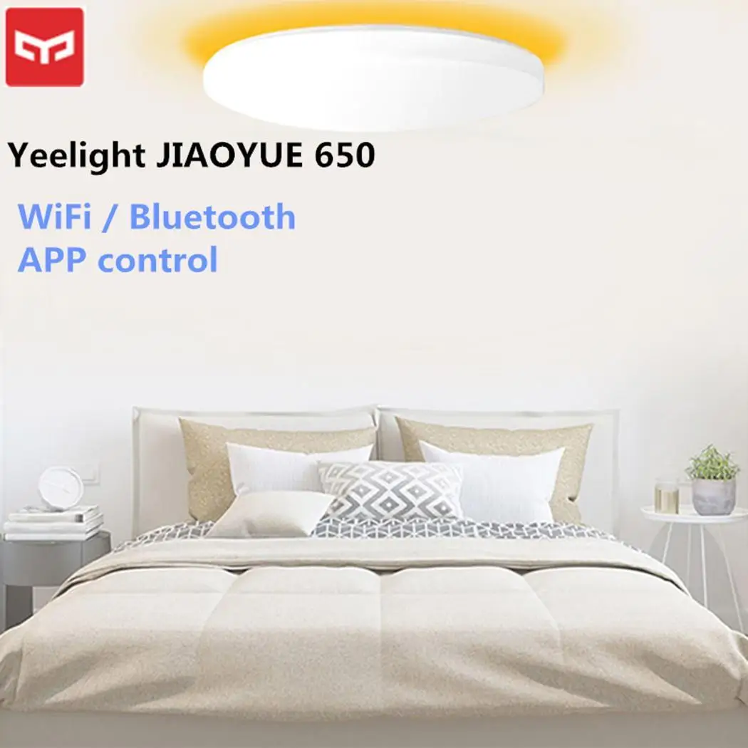 

Yeelight xiaomi JIAOYUE 650 Ceil Light WiFi/Bluetooth/APP Smart Control Surrounding Ambient Lighting LED Ceiling Light 200-240V