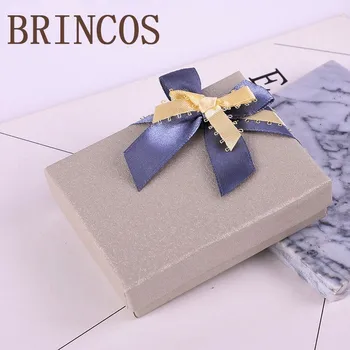 9 * 7 * 3 cm Bow new square jewelry storage earrings engagement ring necklace bracelet display gift box 6 colors
9 * 7 * 3 cm Bow new square jewelry storage earrings engagement ring necklace bracelet display gift box 6 colors