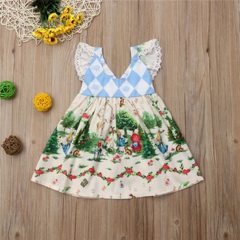 1-6Y Infant Kid Baby Girls Cartoon Fairy Tale Print Dress Princess Party Tutu Dresses Cartoon Alice and Mr. Rabbit Clothing
1-6Y Infant Kid Baby Girls Cartoon Fairy Tale Print Dress Princess Party Tutu Dresses Cartoon Alice and Mr. Rabbit Clothing