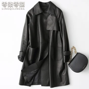 Real Leather Jacket Woman Spring 2019 Genuine Sheepskin Coat Femlae Korean Trench Coats and Jackets Women Chaqueta Mujer 008B MY
Real Leather Jacket Woman Spring 2019 Genuine Sheepskin Coat Femlae Korean Trench Coats and Jackets Women Chaqueta Mujer 008B MY