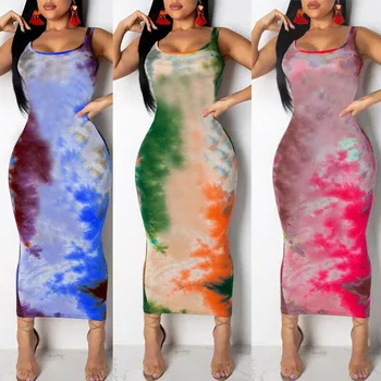 Women Summer Boho Dress Sexy Sleeveless Floral Evening Party Beach Club Dresses Slim Pencil Dresses Gradient Printing Sundress
Women Summer Boho Dress Sexy Sleeveless Floral Evening Party Beach Club Dresses Slim Pencil Dresses Gradient Printing Sundress
