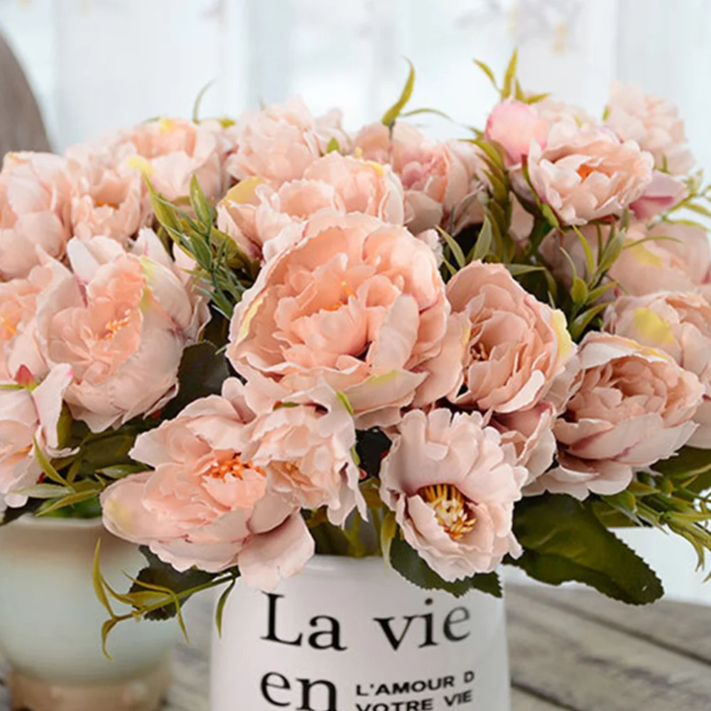 European mini peony peony simulation flower European silk flower wedding simulation plant decoration fake flower
European mini peony peony simulation flower European silk flower wedding simulation plant decoration fake flower
