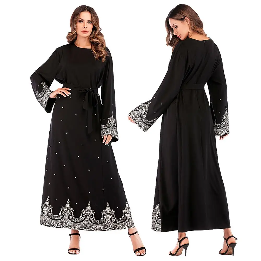 Abaya Muslim Women Embroidery Long Dress With Pearls Plus Size For Lady Arab Maxi Robe Party Cocktail Dubai Turkey Gown Kaftan
Abaya Muslim Women Embroidery Long Dress With Pearls Plus Size For Lady Arab Maxi Robe Party Cocktail Dubai Turkey Gown Kaftan