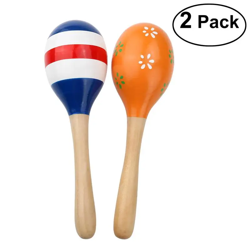 TINKSKY 2pcs 20cm Funny Children Kids Wooden Maracas Rattle Shakers Musical Educational Toys (Random Color & Pattern)
TINKSKY 2pcs 20cm Funny Children Kids Wooden Maracas Rattle Shakers Musical Educational Toys (Random Color & Pattern)