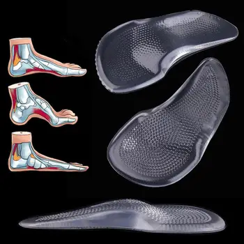 BellyLady 1 Pair Gel 3/4 Arch Support Pad High Heels Flat Feet Orthotics Orthopedic Insoles Corrector for Woman Men Feet Care
BellyLady 1 Pair Gel 3/4 Arch Support Pad High Heels Flat Feet Orthotics Orthopedic Insoles Corrector for Woman Men Feet Care
