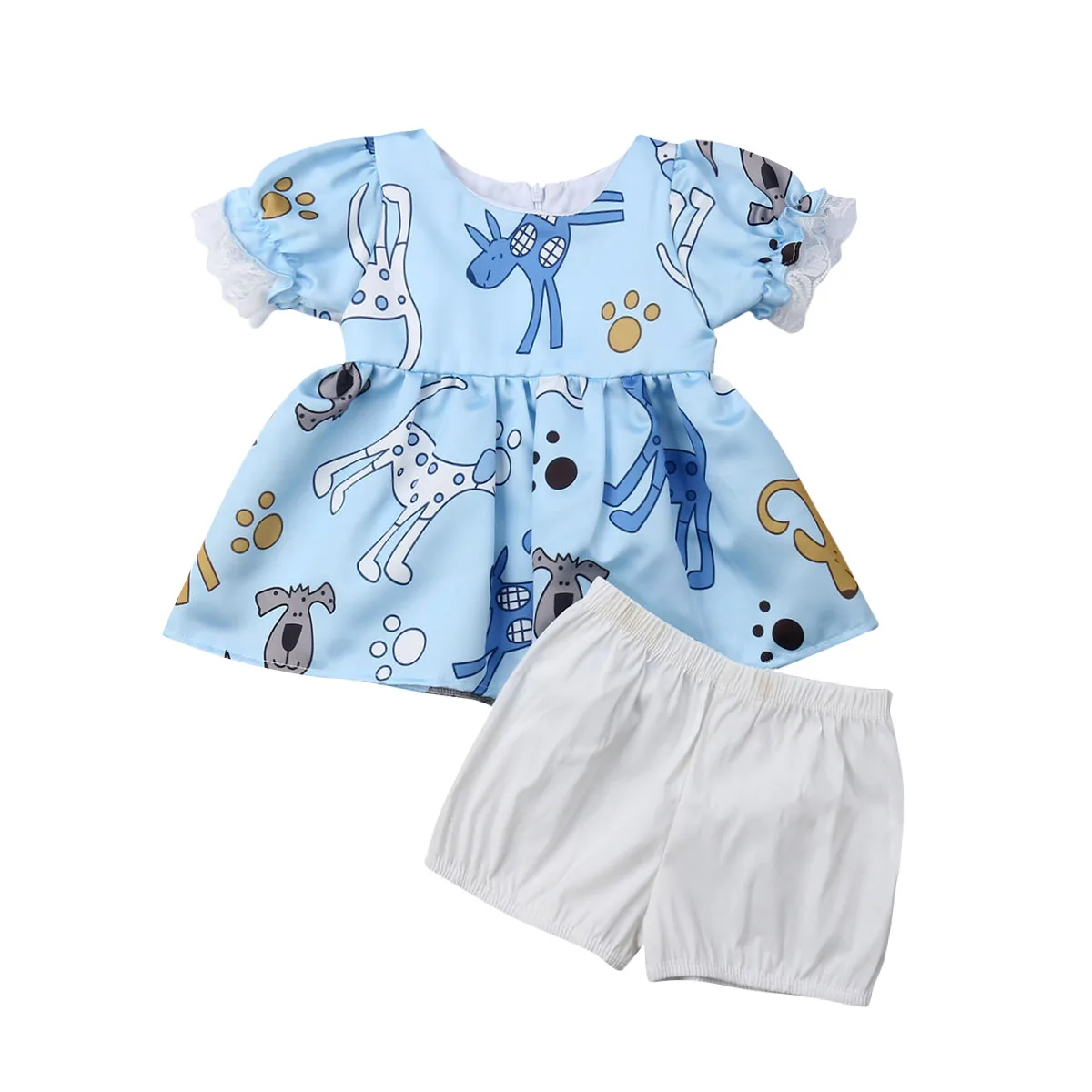 Toddler Clothes Newborn Infant Baby Girls Cartoon Print Summer Tops Dress Pants Shorts 2pcs Outfits Clothes
Toddler Clothes Newborn Infant Baby Girls Cartoon Print Summer Tops Dress Pants Shorts 2pcs Outfits Clothes