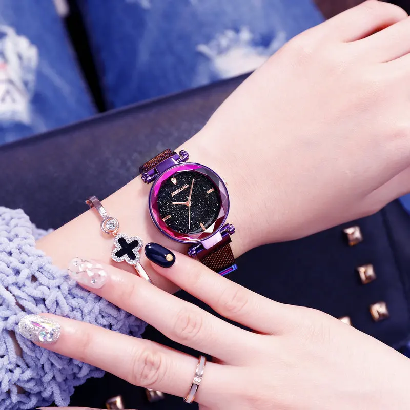 Hot Best Selling Woman Mesh Magnet Buckle Starry Sky Watch Casual Luxury Women Geometric Surface Quartz Watches Relogio Feminino
Hot Best Selling Woman Mesh Magnet Buckle Starry Sky Watch Casual Luxury Women Geometric Surface Quartz Watches Relogio Feminino