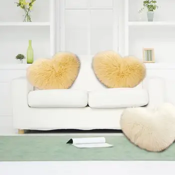 Heart Shaped Plush Throw Pillowcase Warm Soft Waist Cushion Pillowcase Winter Faux Fur Pillowcase For Home
Heart Shaped Plush Throw Pillowcase Warm Soft Waist Cushion Pillowcase Winter Faux Fur Pillowcase For Home