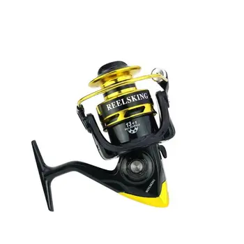 Mounchain Fishing Reel 13 + 1BB Gear Ratio 5.2:1 None Fishing Reel 1000-7000 series Exchangeable Handle Automatic Folding
Mounchain Fishing Reel 13 + 1BB Gear Ratio 5.2:1 None Fishing Reel 1000-7000 series Exchangeable Handle Automatic Folding
