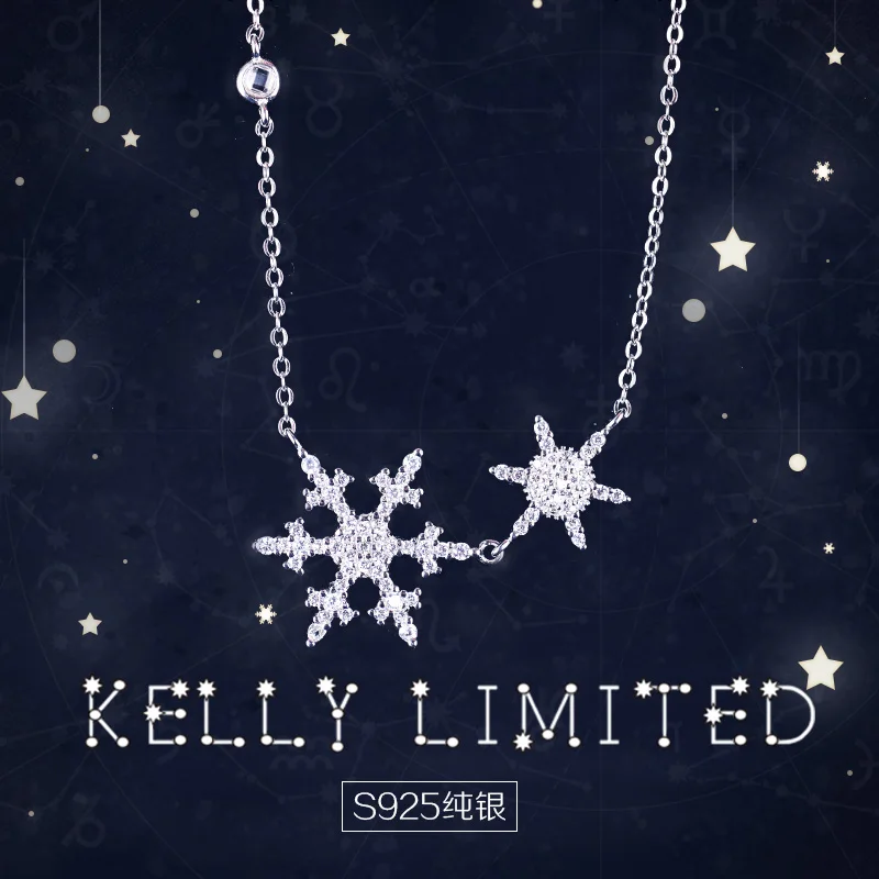 925 Sterling Silver snowflake zircon Necklaces & Pendants For Women Fashion Lady Festival Gift Sterling-silver-jewelry
925 Sterling Silver snowflake zircon Necklaces & Pendants For Women Fashion Lady Festival Gift Sterling-silver-jewelry