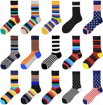 PEONFLY 5pairs/lot 2020 New Arrived Happy Socks Men Colorful Striped Lattice Design Sokken Funny Comfort Cotton Leisure Socks
PEONFLY 5pairs/lot 2020 New Arrived Happy Socks Men Colorful Striped Lattice Design Sokken Funny Comfort Cotton Leisure Socks
