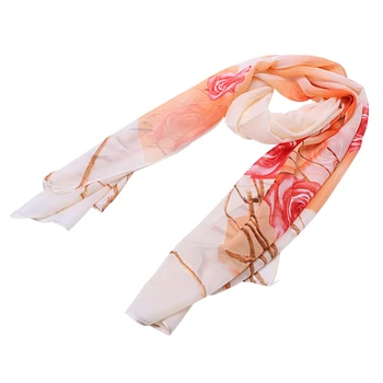 Fashion Lady Women Rose Flower Print Sheer Chiffon Soft Long Scarf Scarves Sheer Floral Wrap Shawl
Fashion Lady Women Rose Flower Print Sheer Chiffon Soft Long Scarf Scarves Sheer Floral Wrap Shawl