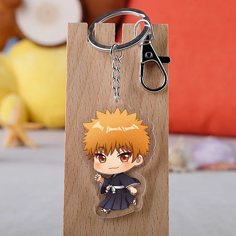 Anime Bleach Cosplay Keychain Japanese Cartoon Kurosaki Ichigo Acrylic Car Key Holder Chain Pendants Keyrings Jewelry
Anime Bleach Cosplay Keychain Japanese Cartoon Kurosaki Ichigo Acrylic Car Key Holder Chain Pendants Keyrings Jewelry