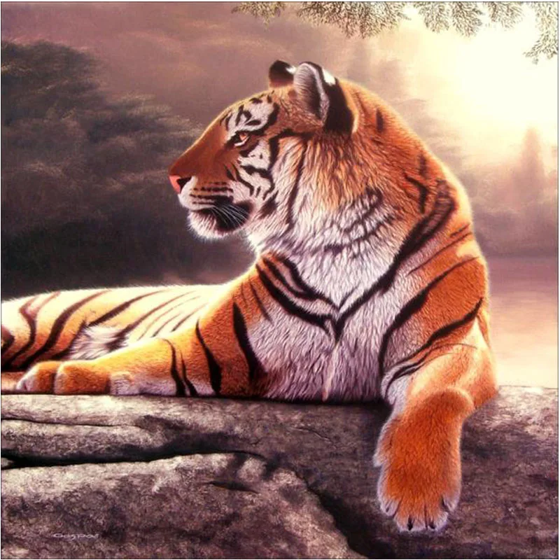 DIY Tiger Picture 5D Wall Sticker Full Square/Round Diamond Embroidered Diamond Mosaic Picture Diamond Paint Cross Stitch Kit
DIY Tiger Picture 5D Wall Sticker Full Square/Round Diamond Embroidered Diamond Mosaic Picture Diamond Paint Cross Stitch Kit