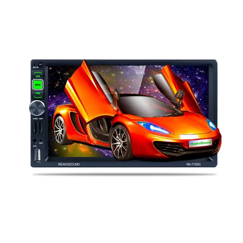 7-Inch HD 1080P Car Bluetooth Media MP5 Player GPS Navigator Apple Android AM / FM / RDS Radio AUX Mirror Link For Andriod & IOS
7-Inch HD 1080P Car Bluetooth Media MP5 Player GPS Navigator Apple Android AM / FM / RDS Radio AUX Mirror Link For Andriod & IOS