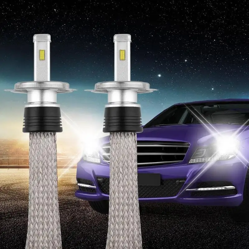 Фото 1 пара высокая яркость H1/H4 DC 8 32V 48W 5800LM ODS LED High + ближнего света автомобильные лампы