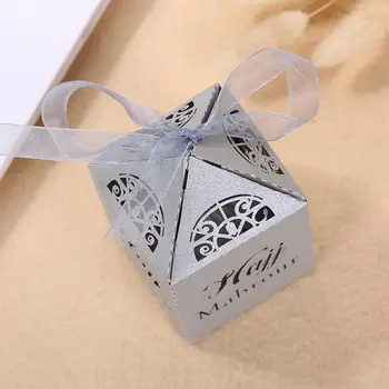 New 50PCS Muslim Eid Wedding Candy Box Hollow Paper Carving Candy Box Packaging European Style Chocolate Carton
New 50PCS Muslim Eid Wedding Candy Box Hollow Paper Carving Candy Box Packaging European Style Chocolate Carton