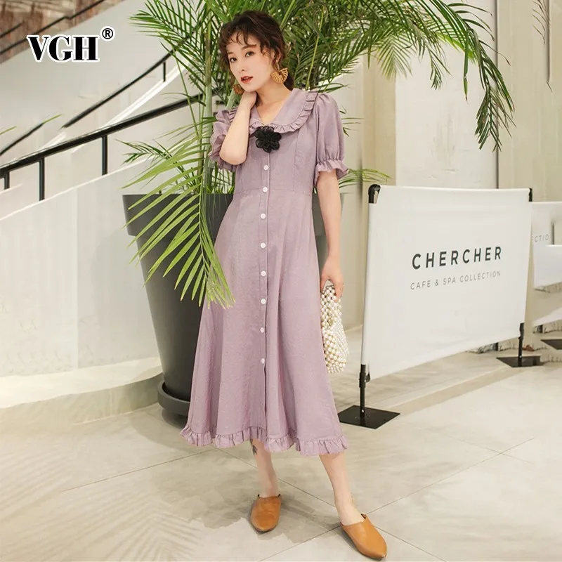 VGH Summer Vintage Plaid Women's Dress Lantern Sleeve Button High Waist Slim Midi A Line Dresses Female 2019 Fashion New Tide
VGH Summer Vintage Plaid Women's Dress Lantern Sleeve Button High Waist Slim Midi A Line Dresses Female 2019 Fashion New Tide