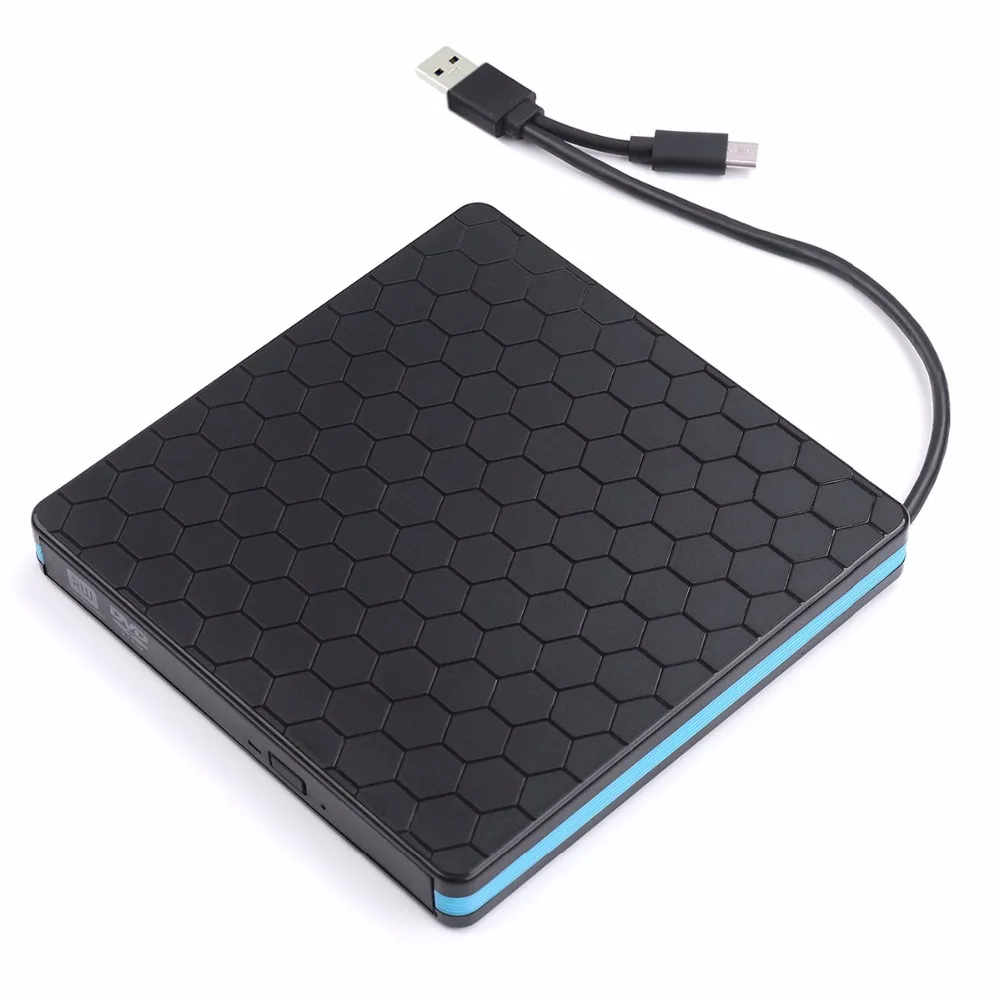 Portable Slim External CD DVD Drive Burner Player to USB 3.0 Type-C DVD/CD Rom RW Rewriter/Writer/Reader
Portable Slim External CD DVD Drive Burner Player to USB 3.0 Type-C DVD/CD Rom RW Rewriter/Writer/Reader