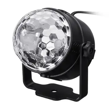 CLAITE 7W RGBYW Effect Light Voice Activated Remote Control LED Crystal Magic Ball Light for Bar Show AC100-240V
CLAITE 7W RGBYW Effect Light Voice Activated Remote Control LED Crystal Magic Ball Light for Bar Show AC100-240V