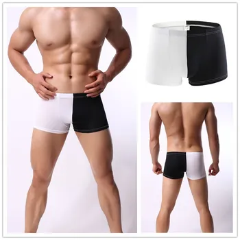 Youth Ultra-Thin Breathable Boxers Men's Seamless Ice Silk Panties Semi-Transparent Pants Sexy Underwear Men B202
Youth Ultra-Thin Breathable Boxers Men's Seamless Ice Silk Panties Semi-Transparent Pants Sexy Underwear Men B202