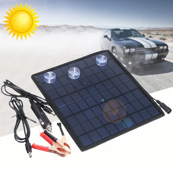 Solar Panel Car Charger 12V Battery Charger Solar Maintainer Charger for 12V Battery of Car Automobile Motorcycle
Solar Panel Car Charger 12V Battery Charger Solar Maintainer Charger for 12V Battery of Car Automobile Motorcycle