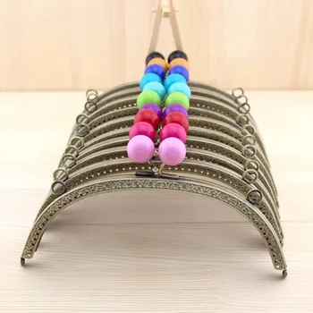20cm Embossing Multicolor Candy Beads Bronze Antique Brass Arc-shaped Semicircle Metal Purse Frame DIY Coin Purse Obag Handle
20cm Embossing Multicolor Candy Beads Bronze Antique Brass Arc-shaped Semicircle Metal Purse Frame DIY Coin Purse Obag Handle