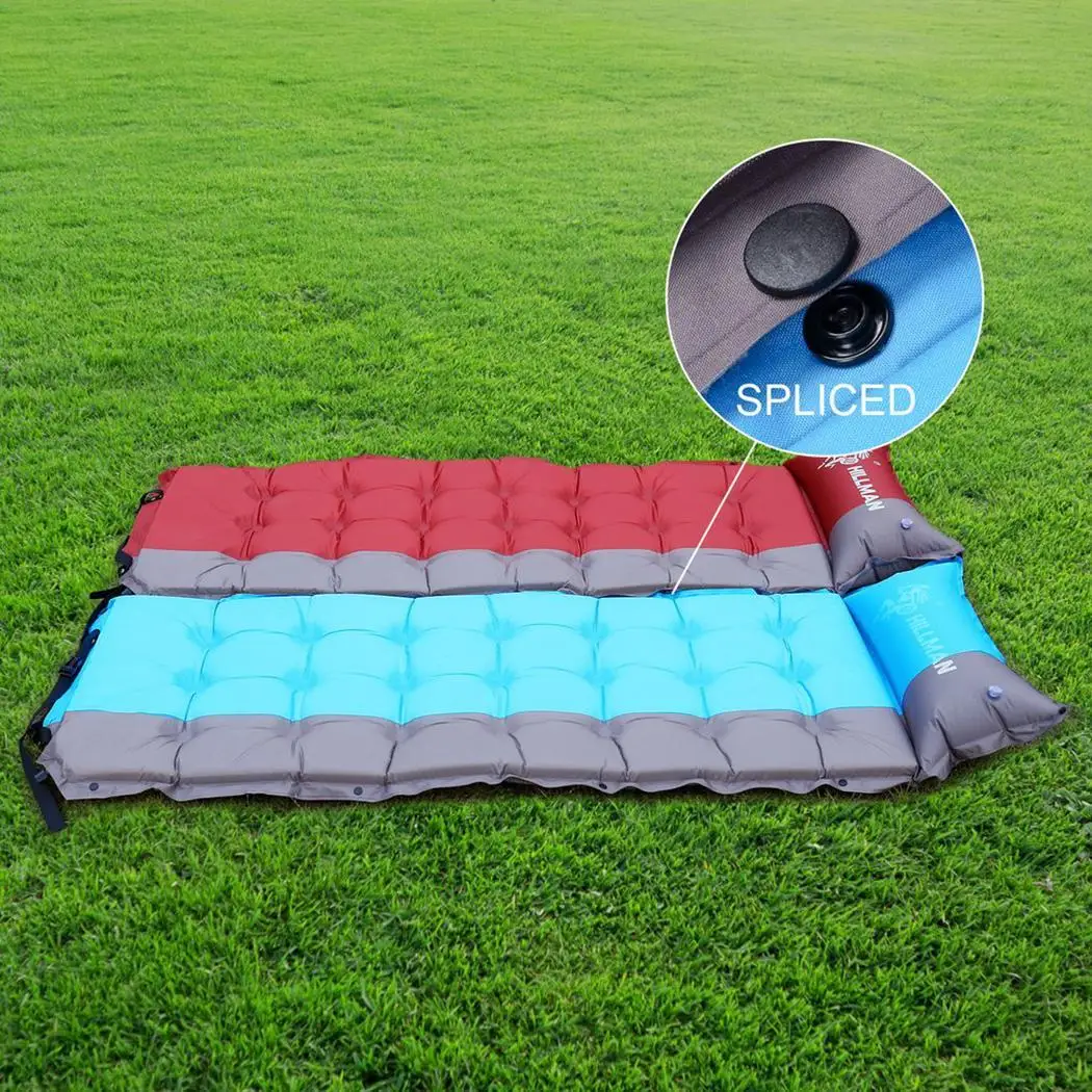 Widen Thicken Self Inflating Sleeping Mat Outdoor 1388g Camping Mattress Moisture-Proof Blue Gray Tent Mats
Widen Thicken Self Inflating Sleeping Mat Outdoor 1388g Camping Mattress Moisture-Proof Blue Gray Tent Mats