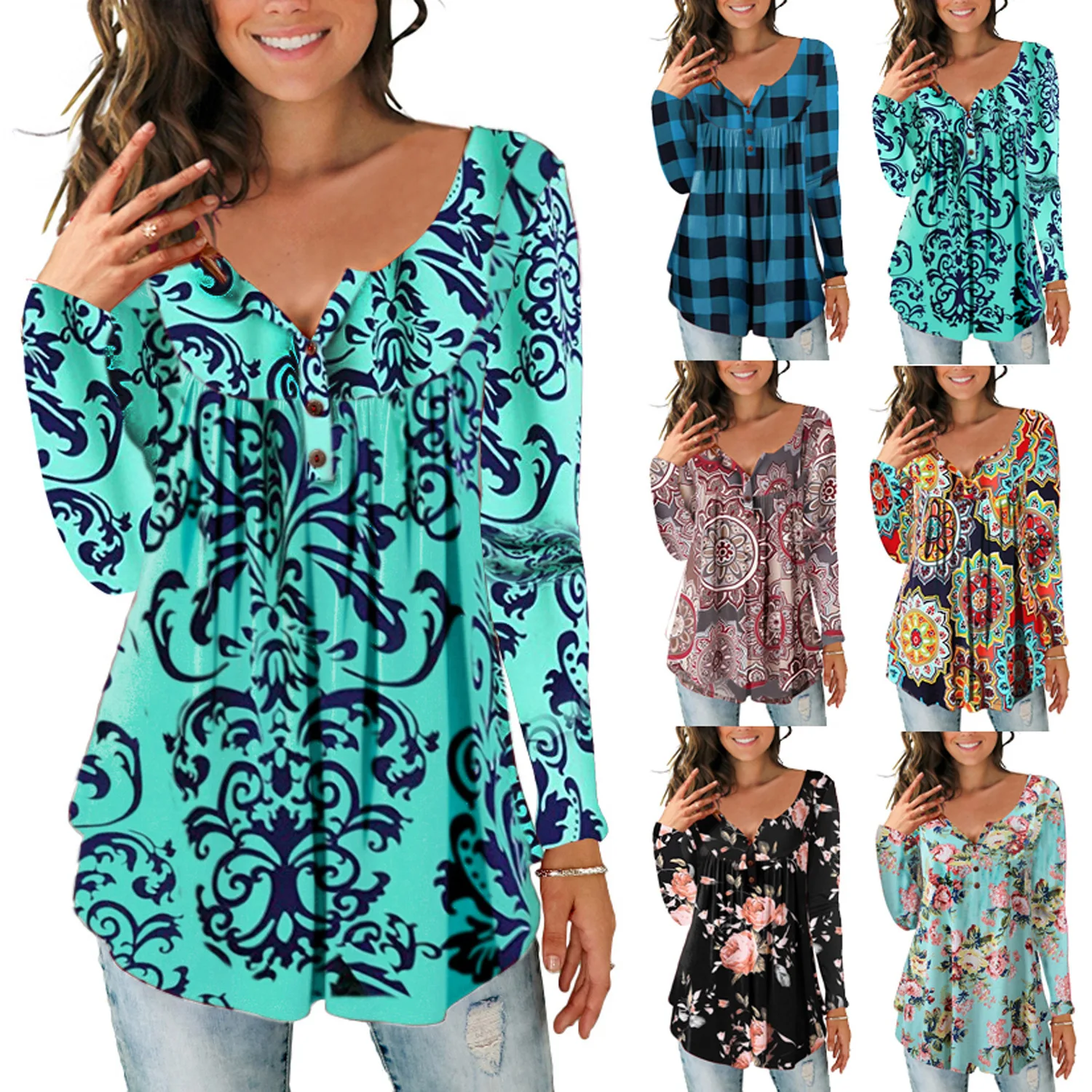 Spot 5602 a Generation of Fat Explosion Models Sexy Printed Leisure Button Top shirt
Spot 5602 a Generation of Fat Explosion Models Sexy Printed Leisure Button Top shirt