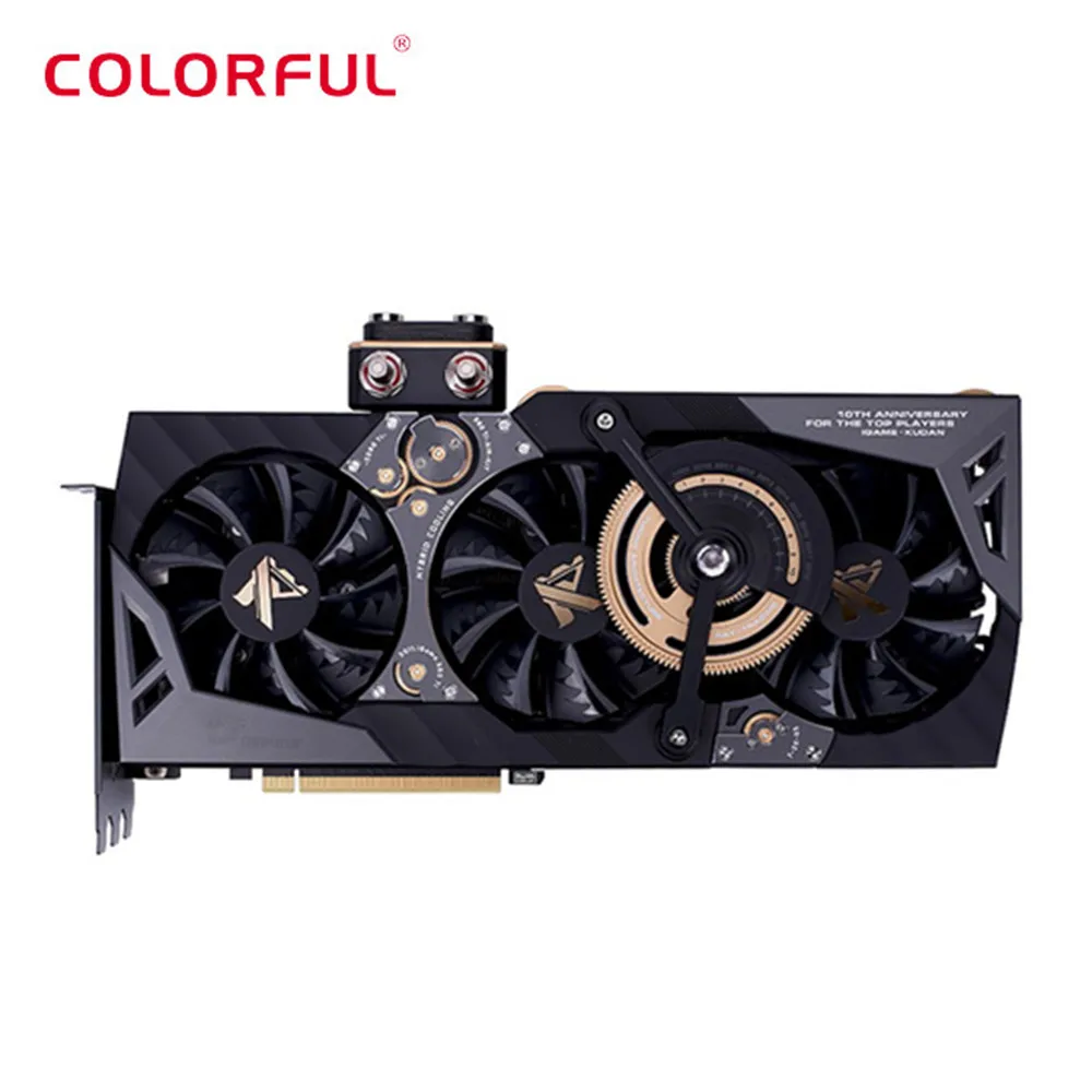 Colorful iGame GeForce RTX 2080 Ti Kudan Nvidia Graphics Card 1350MHz GDDR6 11G CUDA Cores 4352 DP / HDMI / USB-C Graphics Cards
Colorful iGame GeForce RTX 2080 Ti Kudan Nvidia Graphics Card 1350MHz GDDR6 11G CUDA Cores 4352 DP / HDMI / USB-C Graphics Cards