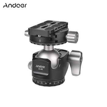 Andoer D-40 Professional Double Panoramic Head CNC Machining Ball Head Double U Notch for Monopod DSLR ILDC Cameras Max.25kg
Andoer D-40 Professional Double Panoramic Head CNC Machining Ball Head Double U Notch for Monopod DSLR ILDC Cameras Max.25kg