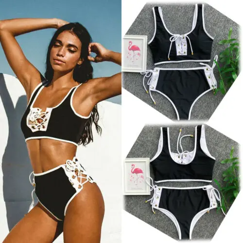 Two-Pieces Women Ladies Sexy Slim Swimming Costume Lace High Waist Summer Bandge Swimwear Sport Bikini Set Bathing Suit Bechwear
Two-Pieces Women Ladies Sexy Slim Swimming Costume Lace High Waist Summer Bandge Swimwear Sport Bikini Set Bathing Suit Bechwear