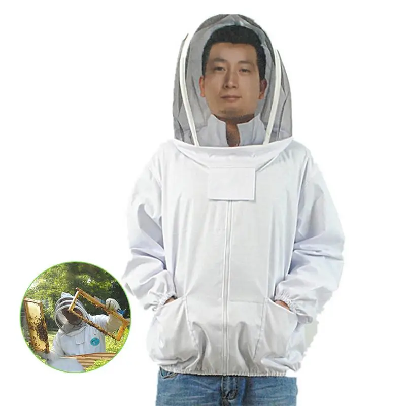 Professional Beekeeping Protective Jacket Suit with Self Supporting Veil Bee Insect Feeding Supplies Keeping Beekeeper Equipment
Professional Beekeeping Protective Jacket Suit with Self Supporting Veil Bee Insect Feeding Supplies Keeping Beekeeper Equipment