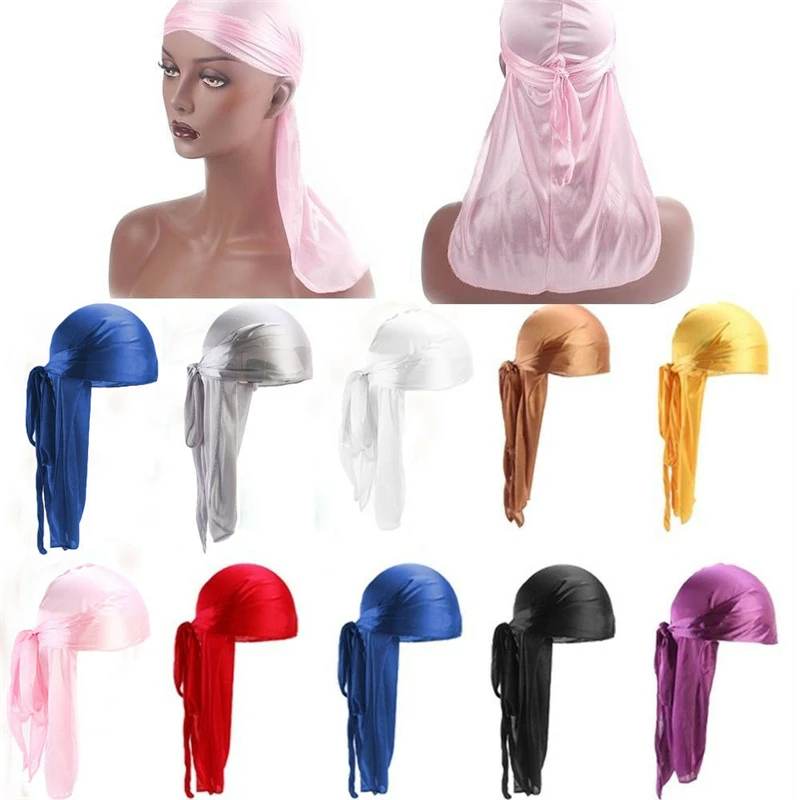 Solid Color Durag Headwear Hair Accessories Pirate Cap Unisex Hat Smooth Silk Nylon Cap
Solid Color Durag Headwear Hair Accessories Pirate Cap Unisex Hat Smooth Silk Nylon Cap