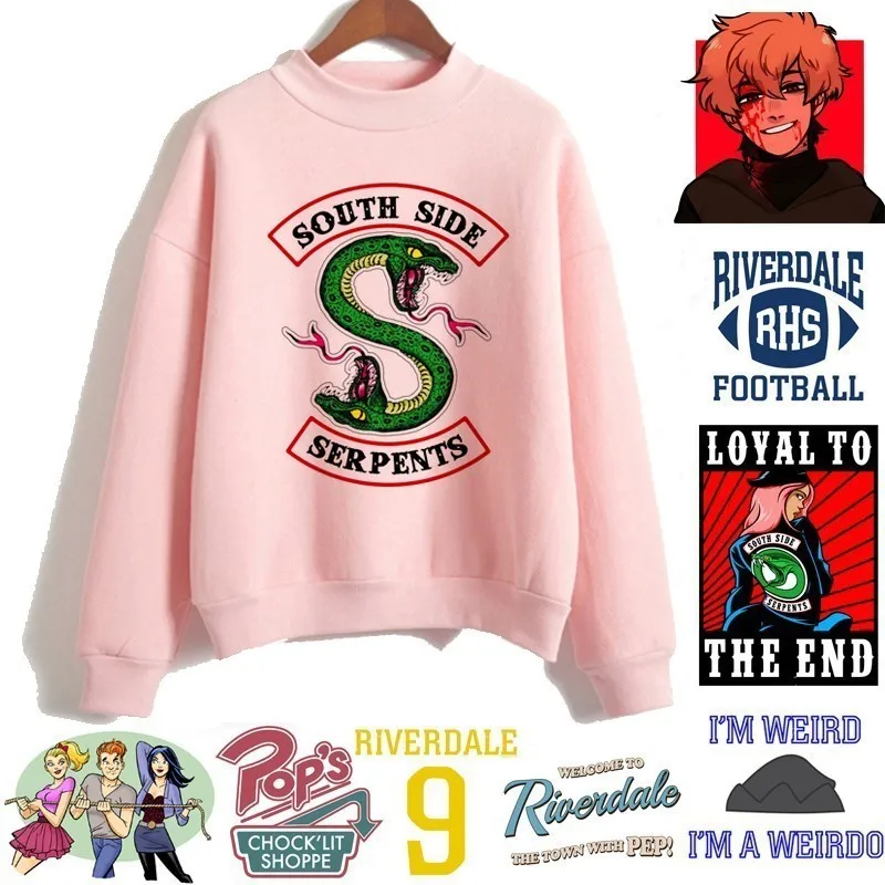 New Riverdale Southside Serpens Hoodies Album Print Sweatshirt Women Pullovers Fashion Style Cool Casual Clothing For Female
New Riverdale Southside Serpens Hoodies Album Print Sweatshirt Women Pullovers Fashion Style Cool Casual Clothing For Female