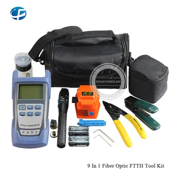 9 in 1 Fiber optic tool kits 3-5MW Visual Fault Locator,Cleaver SKL-S1,Power Meter 70dBm~+10dBm,Stripper CFS-2&Plier For Miller
9 in 1 Fiber optic tool kits 3-5MW Visual Fault Locator,Cleaver SKL-S1,Power Meter 70dBm~+10dBm,Stripper CFS-2&Plier For Miller