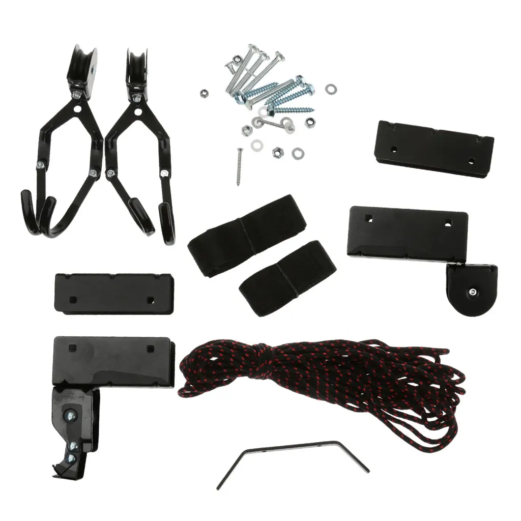 Ceiling Mount Canoe and Kayak Storage Hoist Lift Pulley System with 100 lb. Capacity
Ceiling Mount Canoe and Kayak Storage Hoist Lift Pulley System with 100 lb. Capacity